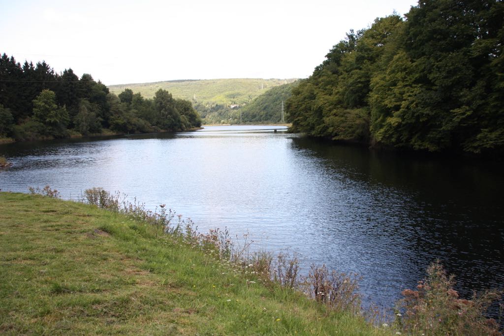 … sitting by a lake …